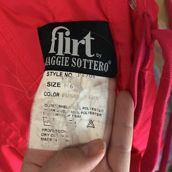 Pink mermaid prom dress - Picture 2 of 3